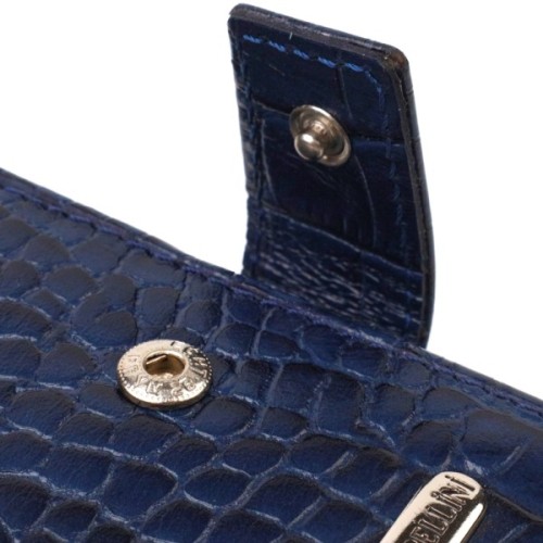 Гаманець Canpellini З натуральної шкіри Синій (21889)