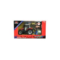 Спецтехніка Britains Модель трактора Massey Ferguson 5612 з вилами та фігурками 1:32 (43205)