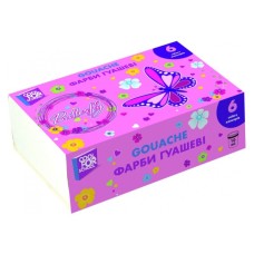 Гуашеві фарби Cool For School Butterfly 10 мл 6 кольорів (CF60143)