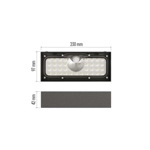 Світильник EMOS 900лм IP65 4000K PIR (ZG166S)