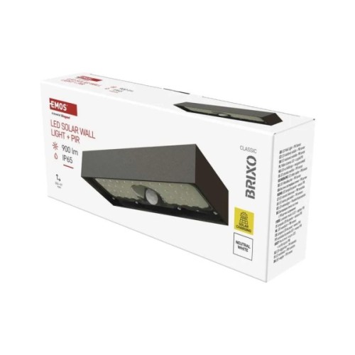 Світильник EMOS 900лм IP65 4000K PIR (ZG166S)