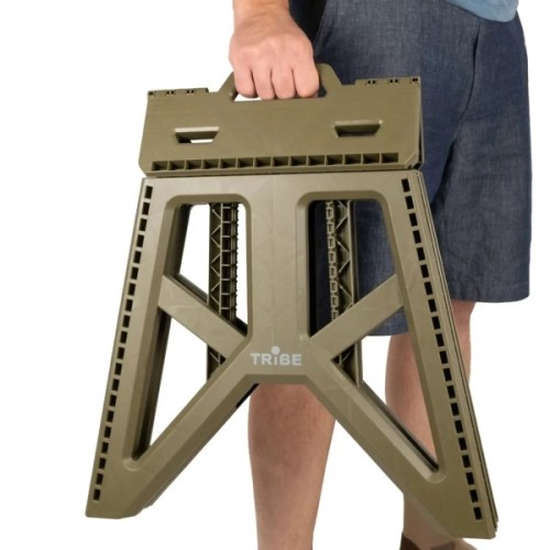 Стілець складаний Tribe Camp Chair High пластиковий Olive (T-EF-0002-olive)