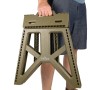 Стілець складаний Tribe Camp Chair High пластиковий Olive (T-EF-0002-olive)