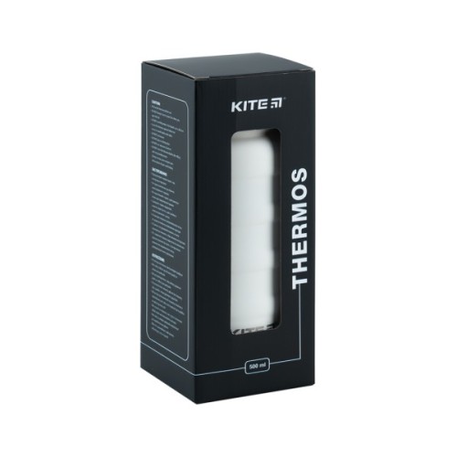 Термос Kite 500 мл білий (K24-1204-1)
