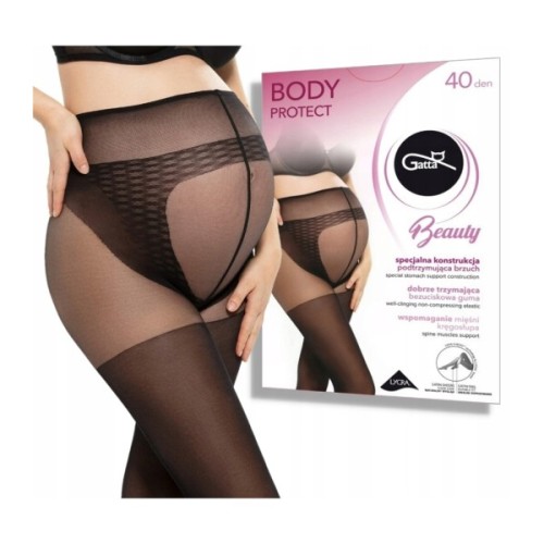 Колготи Gatta Body Protect Для вагітних 40 Den Nero - 4 (5900042061531)