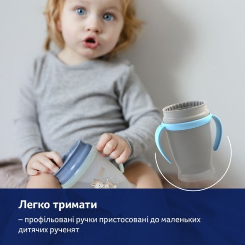Поїльник-непроливайка Lovi 360 250 мл Night&Day Fox (1/611)