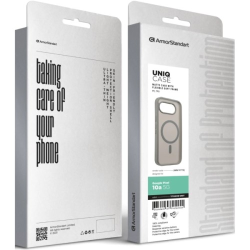Чохол до мобільного телефона Armorstandart Uniq MagCase Google Pixel 10a 5G Titanium Grey (ARM91778)