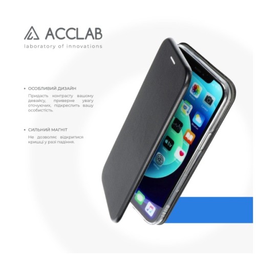 Чохол до мобільного телефона ACCLAB Book Cover Elegance Motorola Moto G05 Black (1283126631559)