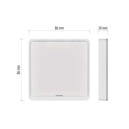 Розумний вимикач EMOS H5011 1 button ZigBee 3.0 White (H5011)