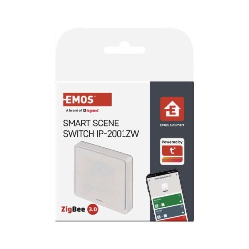 Розумний вимикач EMOS H5011 1 button ZigBee 3.0 White (H5011)