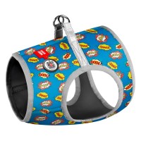 Шлея для собак WAUDOG Clothes з QR паспортом "ВАУ" S1 (2904)