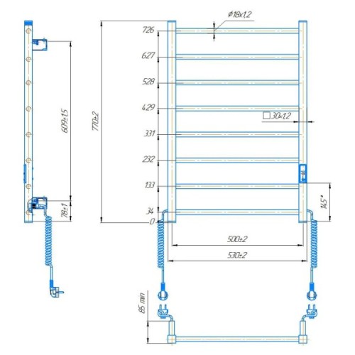 Сушарка для рушників Hygge Family Leeds (6.1.0802.06.BM)