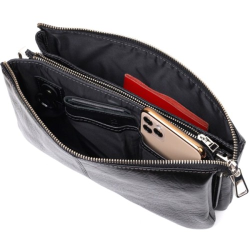 Сумка Grande Pelle З натуральної шкіри Чорна (11658)