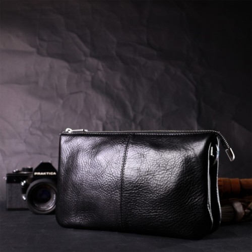 Сумка Grande Pelle З натуральної шкіри Чорна (11658)