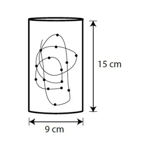 Прикраса декоративна Luca Lighting Світильник led 15 Золотий 15 х 9 см (8718861992038)