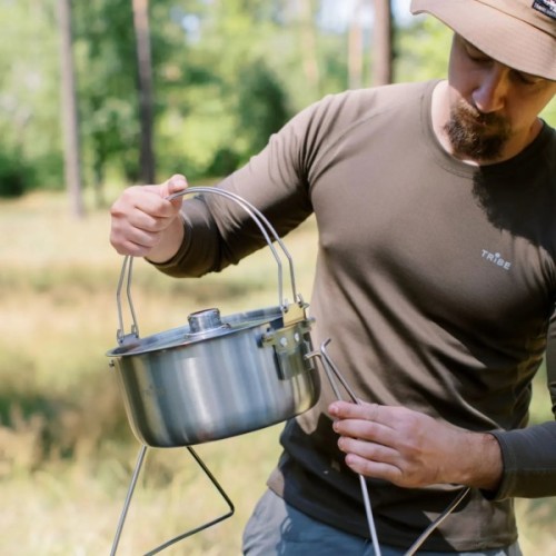 Котел туристичний Tribe Fire Pot 5,4 л сталевий (T-FH-0006-metal)