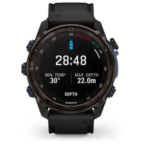 Смарт-годинник Garmin Descent Mk3i 51mm Cbn Gry DLC Ti/Blk Dive Cmptr, EURC,EMEA,GPS смарт- годинник (010-02752-16)