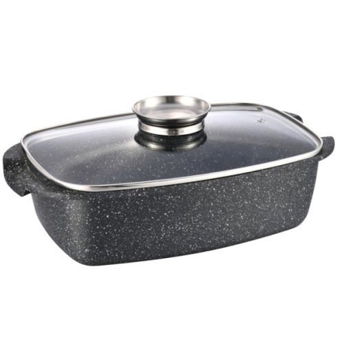 Жаровня Gusto покриття Marble 5,5 л (GT-2504-32)
