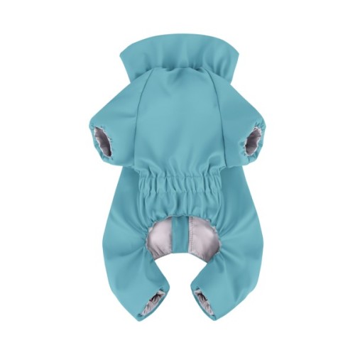 Дощовик для тварин WAUDOG Clothes водонепроникний S30 блакитний (19832)