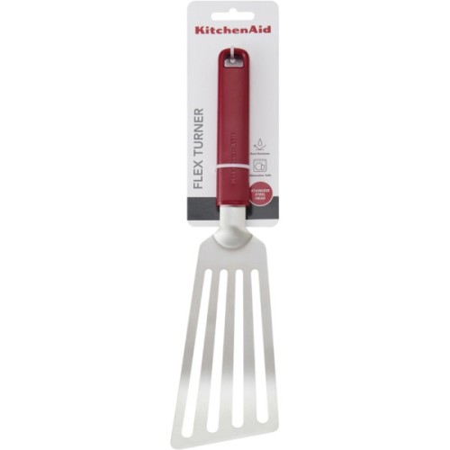 Лопатка кухонна KitchenAid Classic з прорізами 31,5 см червоний (KHA024OHEREG)