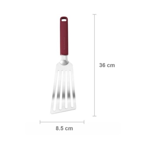 Лопатка кухонна KitchenAid Classic з прорізами 31,5 см червоний (KHA024OHEREG)