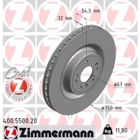 Гальмівний диск ZIMMERMANN 400.5500.20