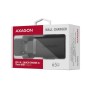 Зарядний пристрій AXAGON 1xUSB + 2xUSB-C 65W QC4+ PD3.0 PPS black (ACU-DPQ65)