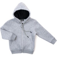 Кофта дитяча Cloise флісова на блискавці (CL0125009-104-lightgray)
