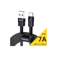 Дата кабель USB 2.0 AM to USB-C 2.0m 7A black Essager (EXCT-XCA01)