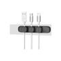 Тримач для кабелю Baseus Peas Cable Clip Black (ACWDJ-01)