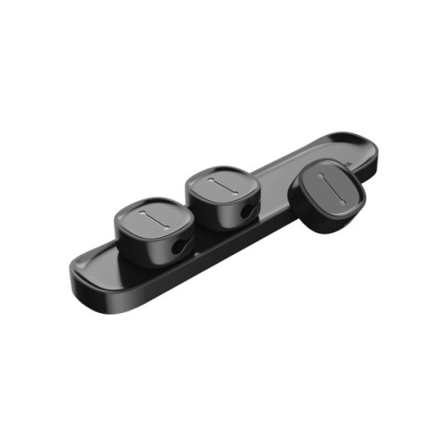 Тримач для кабелю Baseus Peas Cable Clip Black (ACWDJ-01)