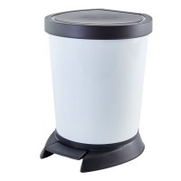 Контейнер для сміття Алеана З педаллю Білий 10 л (алн 124065/білий)