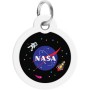 Адресник для тварин WAUDOG Smart ID з QR-паспортом "NASA", коло 30 мм (230-0147)