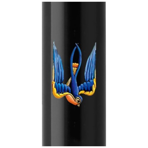 Ручка кулькова Parker IM 17 UKRAINE Black GT BP Тризуб-Ластівка (22032_T1230u)