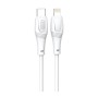 Дата кабель USB-C to Lightning 1.0m 27W High Elastic Zeus XO (NBQ239A_White)