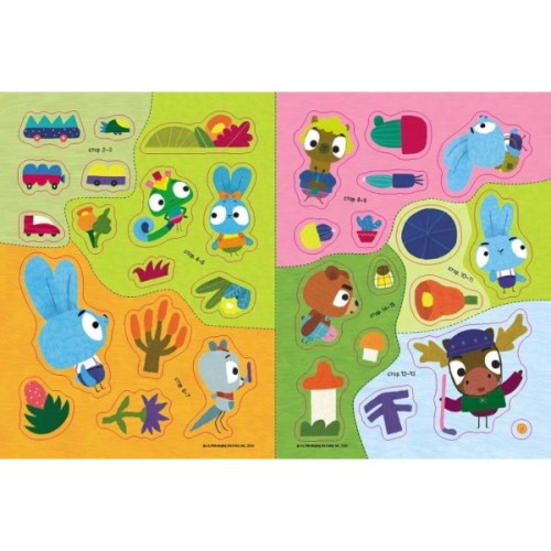 Книга Наліпкоманія. Хоробрі Зайці. Цікаві мандрівки Ранок (9789667515744)