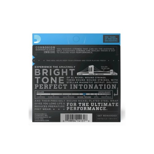 Струни для гітари D'Addario XL Nickel Wound Extra Super Light (08-38) (EXL130)