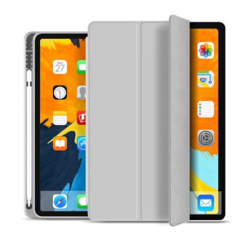 Чохол до планшета BeCover Tri Fold Soft TPU mount Apple Pencil Apple iPad 10.9" 2022/24/11" 2025 Gray (708461)