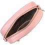 Сумка Vintage Стьобана жіноча з натуральної шкіри Рожева (22614)