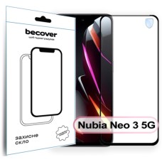 Скло захисне BeCover Nubia Neo 3 5G Black (713883)