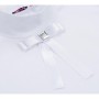 Кофта дитяча Matilda зі стійкою і мереживом на поличці (8658-140-white)