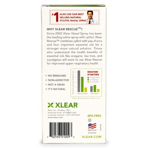 Мінерали Xlear Порятунок назальний спрей з ксилітом та ефірн. оліями 45 мл (700596010093)