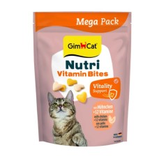 Вітаміни для котів GimCat Nutri Vitamin Bites мультивітаміни з куркою 425 г (4002064419688)
