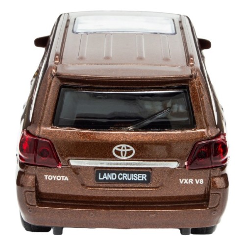 Масштабна модель автомобіля TechnoDrive Toyota Land Cruiser коричневий (KM250420)