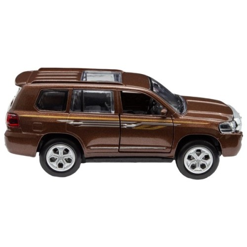 Масштабна модель автомобіля TechnoDrive Toyota Land Cruiser коричневий (KM250420)