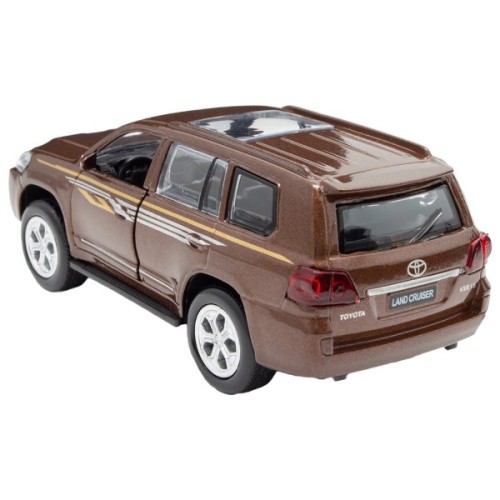 Масштабна модель автомобіля TechnoDrive Toyota Land Cruiser коричневий (KM250420)