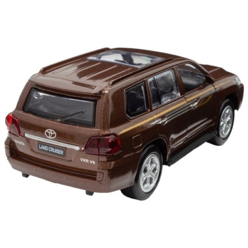 Масштабна модель автомобіля TechnoDrive Toyota Land Cruiser коричневий (KM250420)