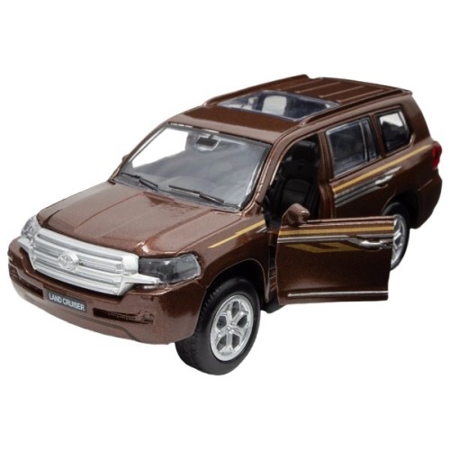 Масштабна модель автомобіля TechnoDrive Toyota Land Cruiser коричневий (KM250420)