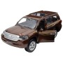 Масштабна модель автомобіля TechnoDrive Toyota Land Cruiser коричневий (KM250420)