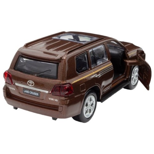 Масштабна модель автомобіля TechnoDrive Toyota Land Cruiser коричневий (KM250420)